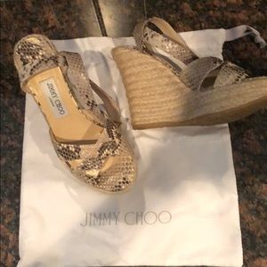Authentic Jimmy Choo Wedges in 7.5
